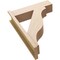 Ekena Millwork 7 1/2-in W x 26-in D x 34-in H Funston Block Rough Cedar Woodgrain TimberThane Outlooker, Primed Tan OUTUR075X26X34FST44RCPR - alternate 3